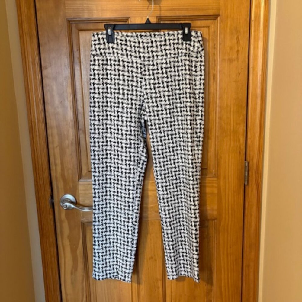 Zac & Rachel check print stretch pants